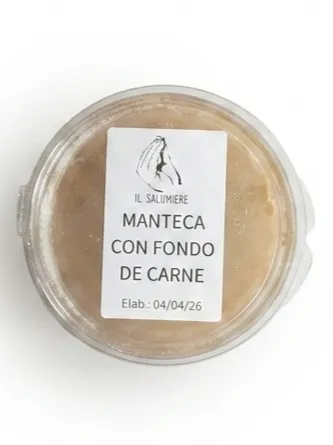 Manteca con fondo de carne